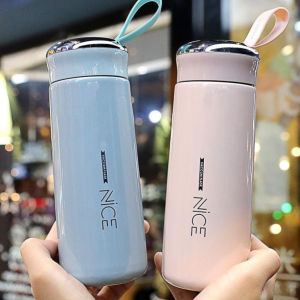 ( BISA COD ) PROMO BOTOL TERMOS KACA NICE DAY 400 ML / BOTOL MINUM AIR PANAS / DINGIN / BOTOL MINUM VIRAL NICE 400ML / BOTOL MINUM KACA TUMBLER / TERMOS KECIL UNIK Botol Minum Warna Random - Lazada