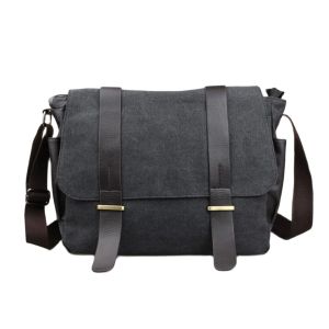 Tas Selempang Keren Pria Messenger Bag Canvas Import Terbaru