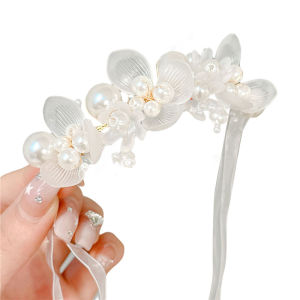 2-3 DAYS DELIVERY Baby Girls Princess Headbands Cute Floral Pearl Hair Hoop for Kids Hairstyle Tool Accessories Party Supplies