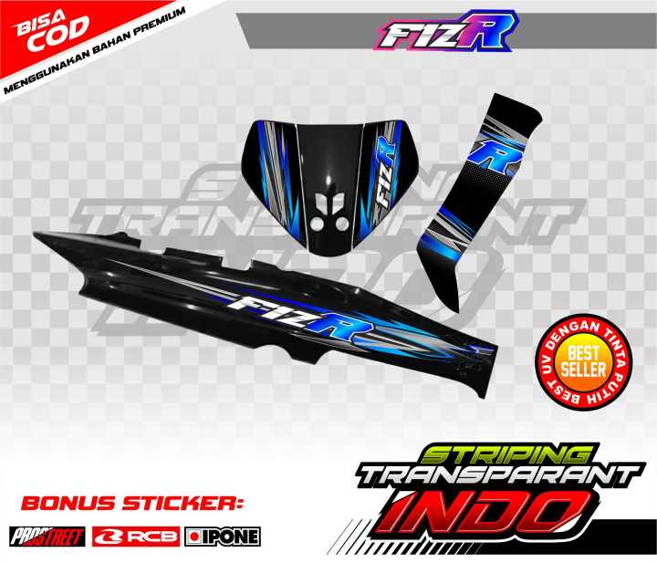 STRIPING VARIASI YAMAHA FIZ R - GRAFIS STYLE/ STICKERS LIST MOTOR ...