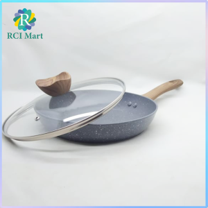 Wajan Marble Coating Granite Fry Pan Non Stick Anti Lengket Panci 18 20 22 cm - RCI Mart
