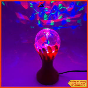 [TMS-CX] Đèn xoay bàn tay world cup đèn xoay vũ trường đèn xoay 7 màu phòng ngủ.