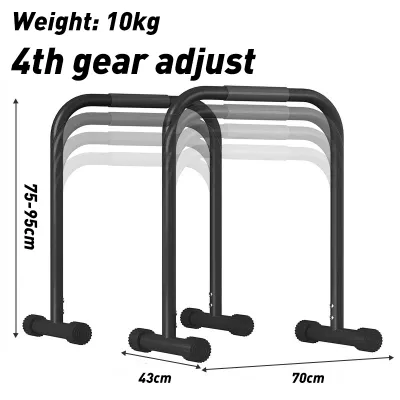 Yellow Parallel bars Exercise fitness train Arm Training Sit Up Fitness Push Up 80/70CM push-up dip bar
