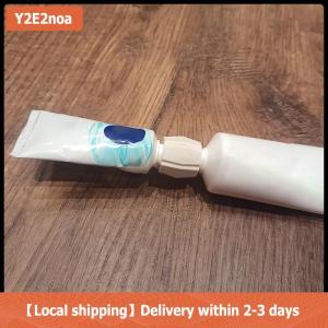 【Local shipping】 2pcs Summer Travel Picnic Toothpaste Refill Adapter Toothbrush Tube Converter Practical Bathroom Accessories