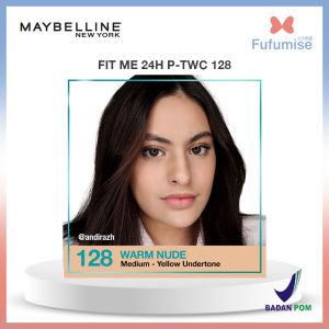 MAYBELLINE Fit Me Matte + Poreless Powder Foundation 24H Oil Control SPF 44 / PA++++ | Bedak | Two Way Cake TWC | Waterproof | Long Lasting Tahan Lama | Fullsize & Refill (BPOM)