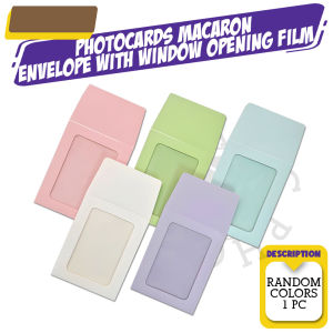 Magic photo Macaron Photo Small Envelope with Window Film Opening for Photo Display