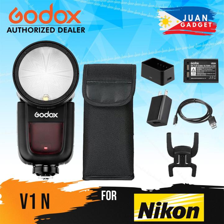 Flash S2godox V1 Flash For Canon, Nikon, Sony, Fuji - Ttl Hss 1/8000s  Speedlite