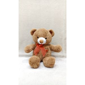 Boneka Teddy Bear Beruang Dada Love Tempel Ukuran L