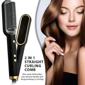 VIRAL New Sisir Pelurus Rambut Sisir Pelurus Straight Comb Hair Stlylist FH-909 catokan sisir pelurus rambut
