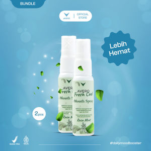 BUY 1 GET 1 - Avero Mouthspray Penyegar Nafas BPOM & HALAL