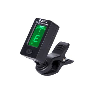 JOYO JT-01 Guitar Tuner with Digital LCD Screen Clip-on Tuner 360-degree Rotating Instrument Tuner