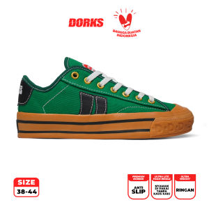 Dorks Metro Low Green Gum - Sepatu Sneakers Casual Pria Wanita Sepatu Sekolah Dorks