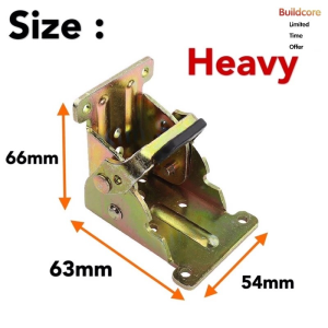 Solid Fold Leg Bracket Hinge Folding Table Chair with Self Locking Ensel Braket Lipat Kaki Meja Kerusi Kualiti