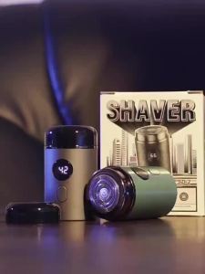 AE New electricrazor ultra-clean fully washable portable for travel and car use mens shaver