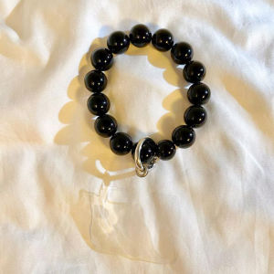 Korean INS Style 🔥Hot New🔥Spring Flower Pink Tulip🌷🌷 Mobile Phone Case Chain Anti-Lost Soft Pottery Lanyard Pearl Acrylic Bead Colorful Portable Wrist Strap Rope Pendant y2k bracelets