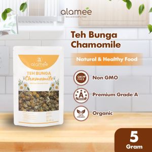 ALAMEE Teh Chamomile Camomile Tea Flower Relaksasi Kamomile Anxiety Sleep Tidur Susah Alami 5gr