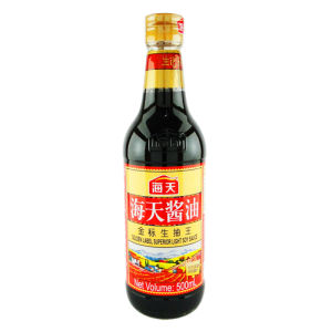 海天 金标生抽 500ML 酿造酱油 Haday Golden Label Soy Sauce 500ml Small Bottle Home Brewing Zero Add Soy Sauce 特级生抽酱油
