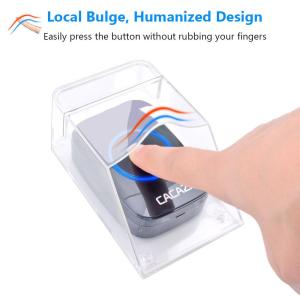 SMATRUL Waterproof cover for wireless doorbell door CALL dust cover Button Transmitter Launchersand Outdoor universal FOR CACAZI