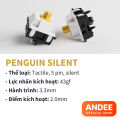 Switch AKKO v3 Pro Penguin Fairy silent bán lẻ công tắc phím cơ im lặng có lube sẵn. 