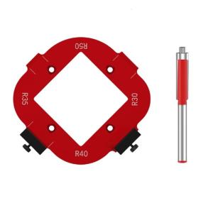 Woodworking Routers Corner Radius Templates Jigs Routing Curved Corners Milling Circular Renovations Accessories