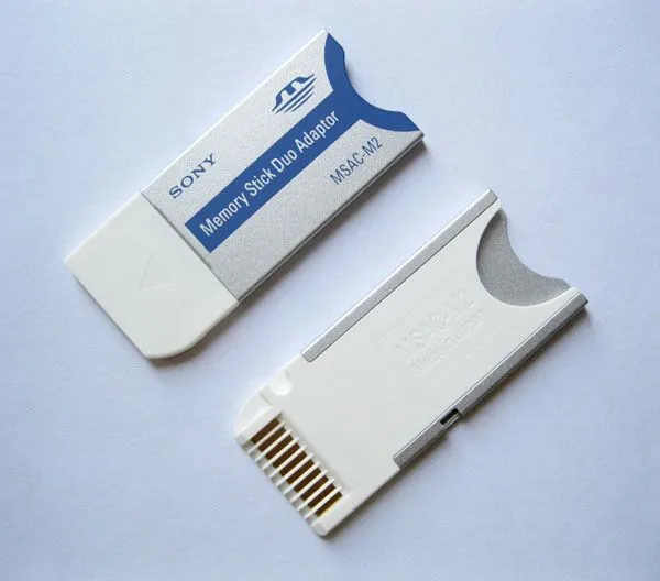 SONY MSAC-M2 MEMORY STICK DUO ADAPTOR - GÜMRÜKTEN 2. EL SORUNSUZ ÜRÜN - Made JAP