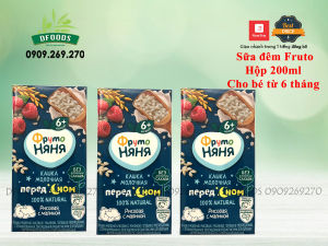 (HCM) Date 4-6/2026 Sữa tăng cân sữa đêm ngày Fruto Nyanya Nga cho bé từ 6 tháng