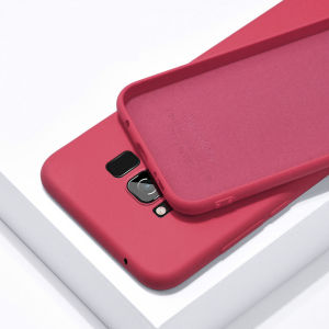 Original Liquid Silicone Case for Samsung Galaxy S8 S9 S10 S20 Plus Ultra S10E Note 8 9 10 20 Pro A51 A71 A50 Soft Cover Coque