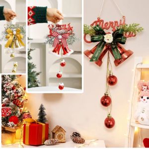 Christmas Decorations Bells Christmas Tree Pendant Santa Claus Bells Christmas Gift Ornaments