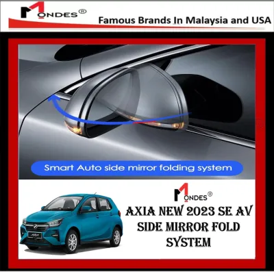 PERODUA NEW AXIA 2023 AV / SE SPEC SIDE MIRROR AUTO FOLD SYSTEM (PLUG & PLAY)