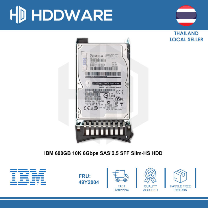 IBM 900GB 10K SAS 2.5" Hard Disk Drive – 6Gbps – 2072-ACLL (Grade A Used)