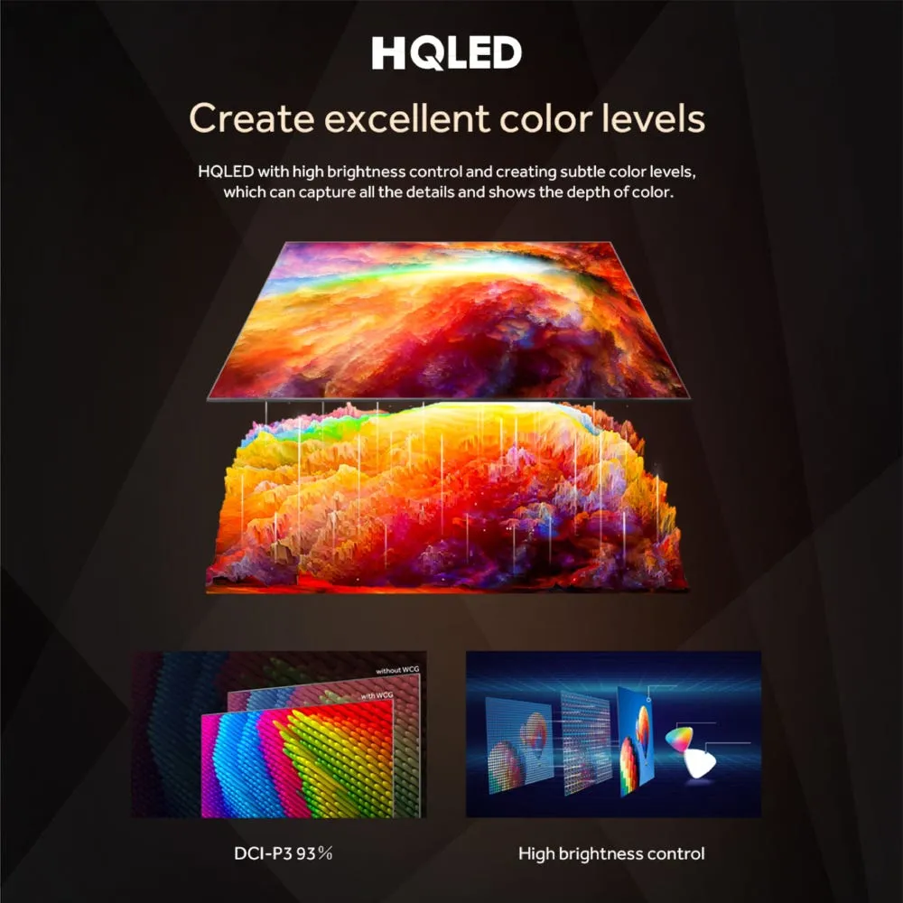 Haier 50 inch Bezel Less UHD Google TV H50P7UX (4K)