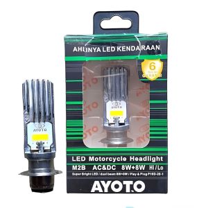 Lampu PM5 6 sisi AC DC 35 watt nyala putih plus kipas WJY555