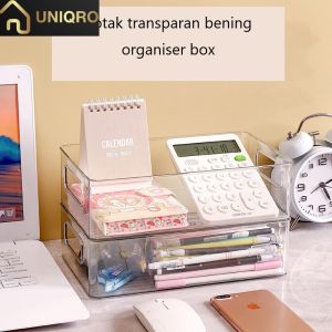 KP-010-A Kotak organiser tempat penyimpanan storage serbaguna meja lemari kulkas multifungsi clear transaparan organiser box