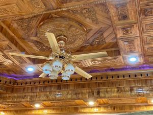 Quạt trần động cơ ĐC tiết kiệm điệncánh thép sơn tĩnh điện rât sang trọng và êm có điều khiển từ xa và hẹn giờ
