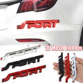 3D Metal SPORT Logo Emblem Badge Car Sticker Universal Car Trunk Fender Decal Accessories. 