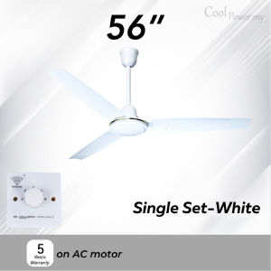 56" Ceiling Fan Iron Fan Leaf Home Living Room Dining Room Dormitory Big Mute Wind Industrial Fan Kipas Siling 吊扇 G26