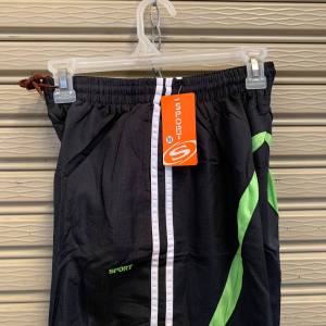 🔥4289🔥 Long pants umbrella fabric long u mbrella pants sports pants umbrella fabric long legs large sizes with numbers S- M- L-XL-2XL-3XL 3 stripes side stitching front zipper pocket embroidered SPORT can be worn by men and women.