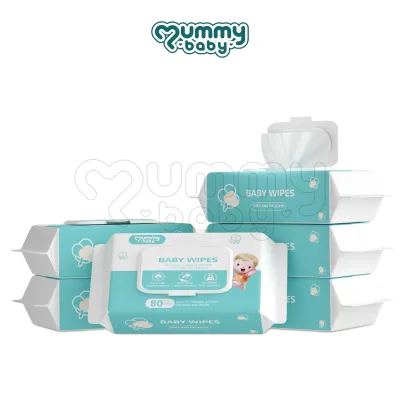 Mummybaby Wipes Organic Baby Wipes (Non-Alcohol-wet wipes) Large Pack of Newborn Wet Wipes#T03