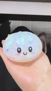 Lấp Lánh Bánh Bao Squishy Đồ Chơi Siopao Squishy Đồ Chơi Mềm Tăng Chậm Giảm Căng Thẳng Đồ Chơi Giải Nén Cho Trẻ Em Quà Tặng