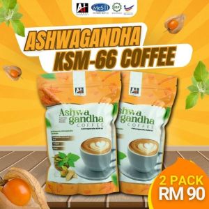KOPI ASHWAGANDHA KHAS BUAT JEJAKA DAN GADIS COMBO 2 PACK