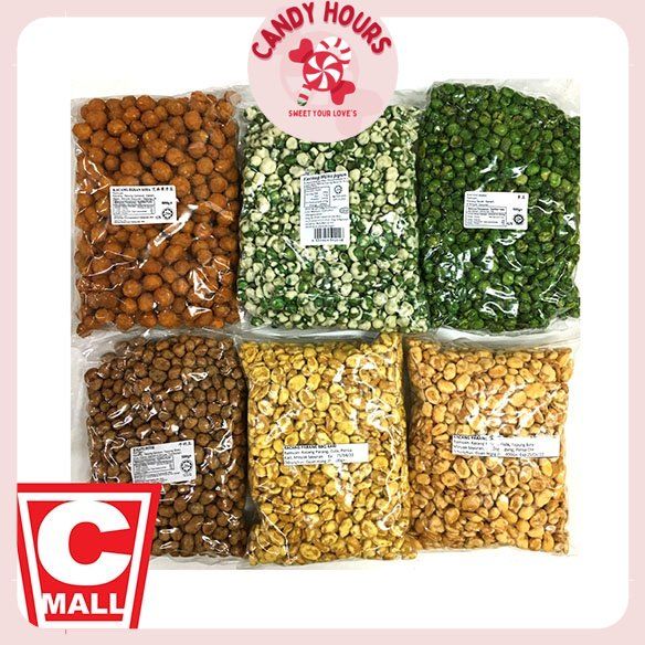 [CM] 500g Aneka Kacang (Soya Bijian / Kacang Rani / Kacang Hijau / Kacang Susu / Parang BBQ Kari / Parang Cheese)