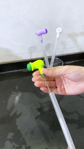 Durable Stainless Steel Flexible Scrubber Cleaner For Bottle Necks Straw Interior Storage Friendly