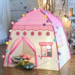 SKY E-COMMERCE CO.Ltd COD Childrens Play House Tent Kids Princess Castle Prince Play Tent Oxford Cloth Baby Sleeping Gift