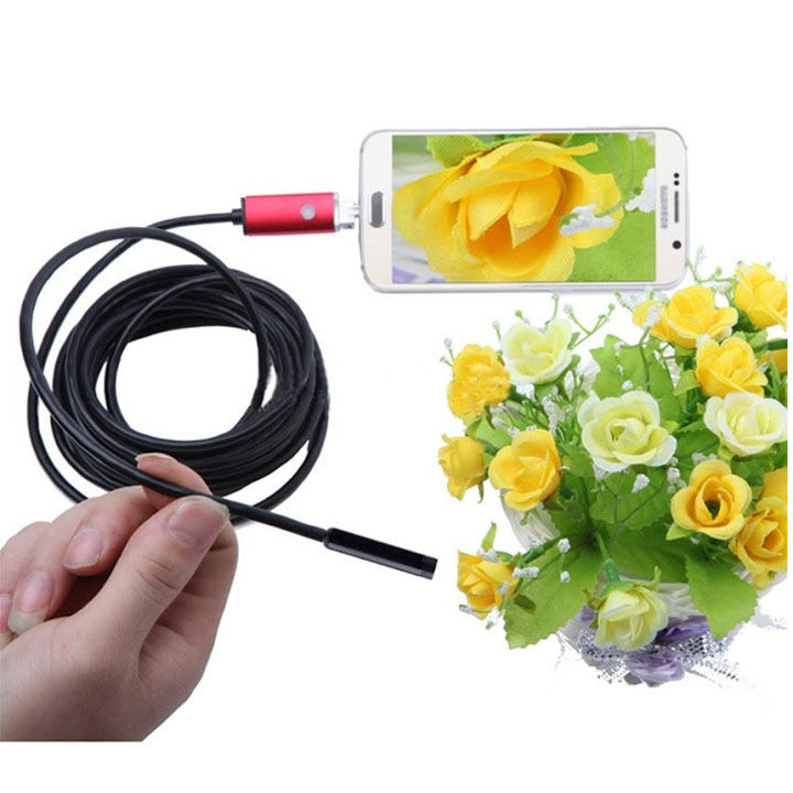 Camera nội soi 5.5mm đầu kết nối 2 trong 1 (hỗ trợ điện thoại Android và máy tính)