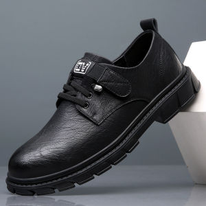 Free Shipping MenS Leather Boots 2026 New Style Business Casual MenS Shoes Retro Work Boots With Velcro Closure For MenS Footwear 2026 New Style Business Casual MenS Shoes Retro Work Boots With Velcro Closure For MenS Footwear