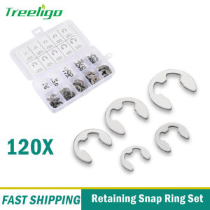🔥PHILIPPINES STOCK🔥120 E Clips C Circlip Stainless Steel Kit Retaining Ring Assorted 1.5mm to 10mm