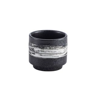 ZHUNIEDU สร้างสรรค์ 200ml สำหรับชา กาแฟ กลม เซรามิก เครื่องปั้นดินเผาหยาบ ถ้วยนม ถ้วยชา แก้วเซรามิก เครื่องดื่ม