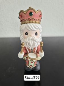 Precious Moments nutcracker playing drum