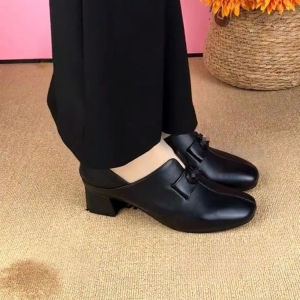 Free Shipping 2026 Autumn New Fashion Soft Leather WomenS Shoes New Square-Toe Soft-Soled Comfortable Shallow Flats Versatile Mom Shoes Work Shoes