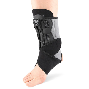 Ankle Support Brace with Metal Adjustable Knob Ankle Brace Ankle Wraps for Football Basketball Running